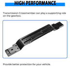 Transmission Crossmember Skid Plate Guard Black for Jeep Grand Cherokee WJ 99-04