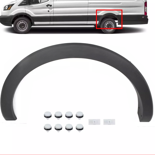 Rear Left Wheel Arch Flare Molding Trim for Ford Transit 150-350HD 2015-2019