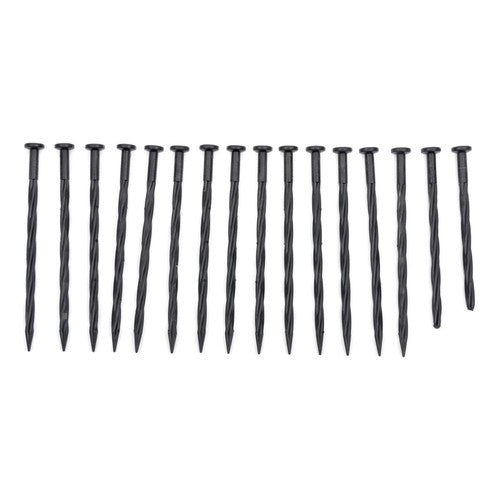 40FT Garden Edge Lawn Grass Stone Isolation Strip 16pcs Anchoring Spik US