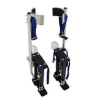 18"-30" Stilt Aluminum Alloy Stilts Adjustable Drywall Stilt Painting Tool Black