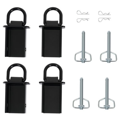 Stake Pocket D Rings 4 Pcs 12000 Lbs Heavy Duty Removable For Utility Trailers