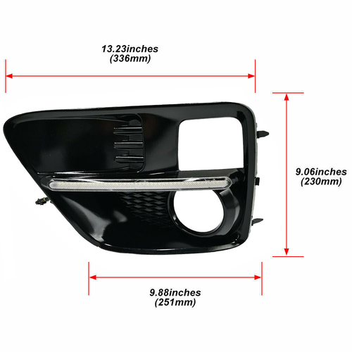 LED DRL Turn Signal Fog Lights Lamps w/Wiring for 2015-2017 for Subaru WRX STI
