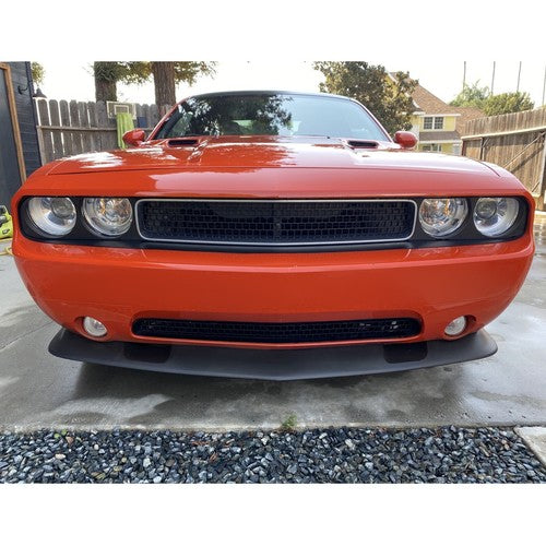 Black Front Lower Bumper Valance Air Dam Lip for Dodge Challenger 2008-2014