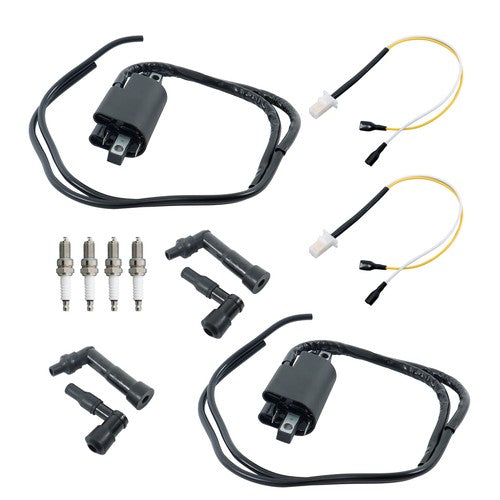 New Ignition Coil Spark Plug With Cap Kit For Yamaha XJ550 XJ750 1981-83