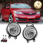 Front Bumper Halogen Fog Light Lamps Left & Right for Toyota Camry SE 2012-2014