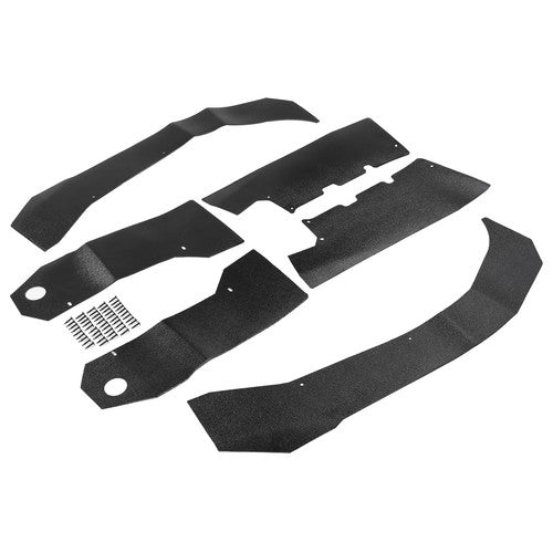 Full Set of 6 Fender Flares Mud Guards for 21-24 Yamaha Wolverine RMAX2 1000