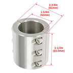 2PCS 1.625 Inch OD Size Roll Cage Mounts Split Collar Tube Clamps