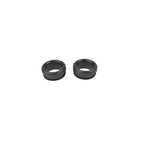 Polished Aluminum Finned Oval PCV + Push-in Breather Combo Valve Cover Set of 2