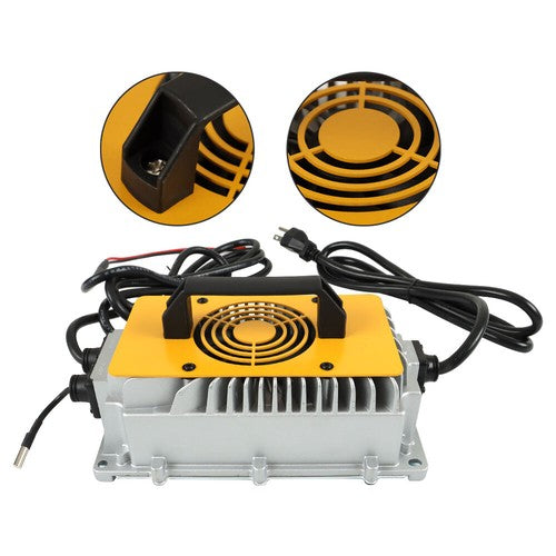 48V 15A Battery Charger O-Type Terminal IP67 For EZGO Club Car Yamaha Golf Cart