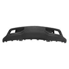 For 2019-2021 Chevrolet Silverado 1500 Black Plastic Front Bumper W/O Vents