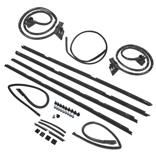 17 Pcs Door Tailgate Weatherstripping Seal Kit For any 1978-1987 Chevy El Camino