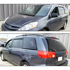 Window Visors 4pcs Fit For Toyota Sienna 2004-09 Acrylic Visor Guard Vent Shade