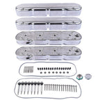 LS Smooth Cast Aluminum Valve Cover w/Coil Mounts Cover for Chevy GM LS Polished