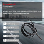 Universal Car Front Under Windshield Panel Sealed Trim Moulding Rubber Strips