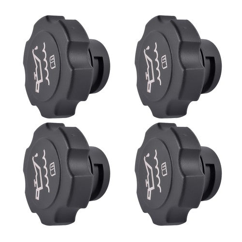 Set of 4 Oil Filler Caps for Cadillac DTS Seville GMC Sierra 1500 2500 3500 HD