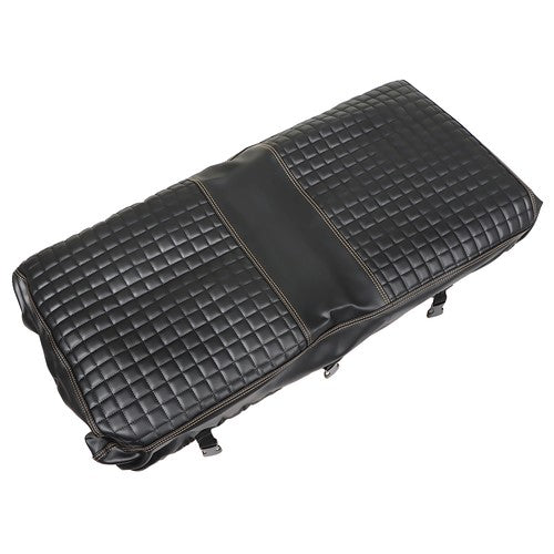 Golf Cart Diamond Seat Cover Kit For Club Car Precedent Seat Cushion Black