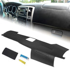 Overlay Dash Cover Dashboard Black for Toyota 4Runner 2003-2009 With Speaker Holes