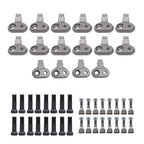 For Toro Stx-38 Stump Grinder Teeth Kit 48Pack Complete w/16 Teeth 2-1/2 Bolts