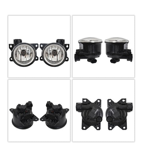 For 2016-2018 Honda Civic 2/4DR Front Bumper Smoked Fog Lights Assembly + Bulbs
