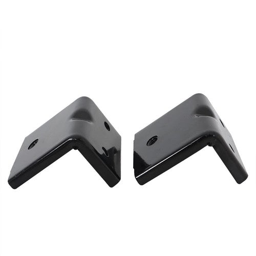 Left+Right Side Black Metal Suit For 16-18 Silverado 1500 Front Bumper Bracket