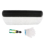 Chicken Rabbit Mesh 1.5"x1.5" Electric Welding Net With Glove & Pliers 48" x 50'