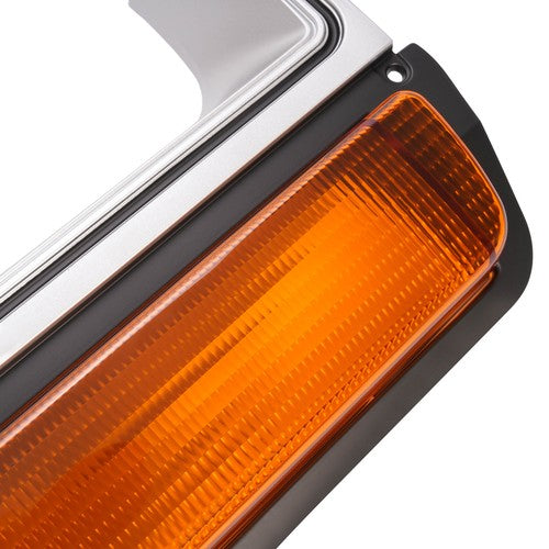 Headlight Bezel for Dodge D W Pickup Truck 1986 1990 Pair Corner Parking Light