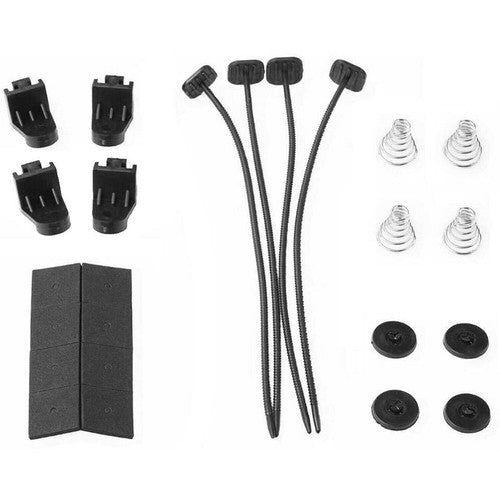 BLACK 16" Electric Radiator Fan High 3000 Cfm Thermostat Wiring Switch Relay Kit