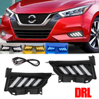 LED Daytime Running Light Turn Signal DRL Fog Lamp for Nissan Versa 2020 2021 22