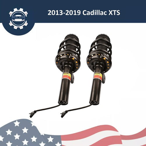 Pair Front Shock Absorber Assys 19300063 for 13-19 Cadillac XTS 3.6L w/ Electric