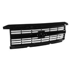 Front Upper Grille Hood Black Painted for Silverado 2500 HD 3500 HD 2015-2019