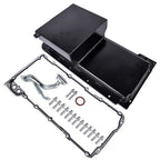 New Black Front Sump Oil Pan Kit Aluminum for GM LS LS1 LS2 LS3 LS6 Engine 81004