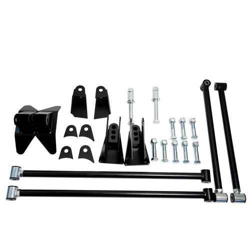 Rear Triangulated 4 Link Suspension Kit For Chevy C10 GM GMC C1500 K1500 Pickup