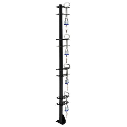 Lockable Weeder Trimmer Rack Holders for Enclosed or Open Trailer Set of 4