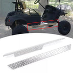 Silver Rocker Panel Diamond For EZGO TXT 1994-2013  Golf Cart Side Plate Cover