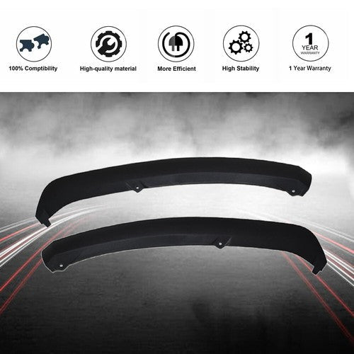 For 2012 2013 2014 Ford Focus Black Plastic Lower Bumper Valence Trim Pair BOTH