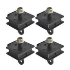 For Yamaha New Rhino 660 Bottom & Top Engine Mount Rubber Damper Kit 2004-2007