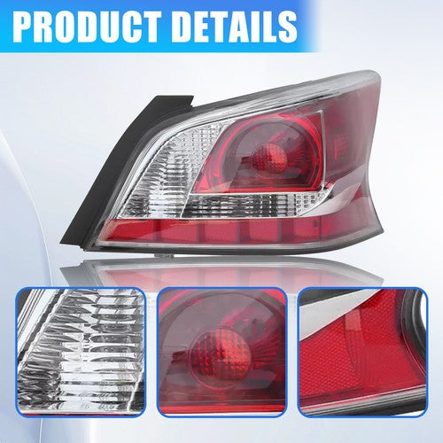 Pair Tail Lights Brake Lamp LH RH for 2013 2014 2015 for Nissan Altima Sedan 4Dr