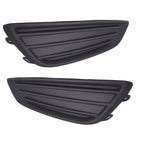Left&Right Black Fog Light Cover For Ford Focus 15-2017 2018 Frame Bezel Trim