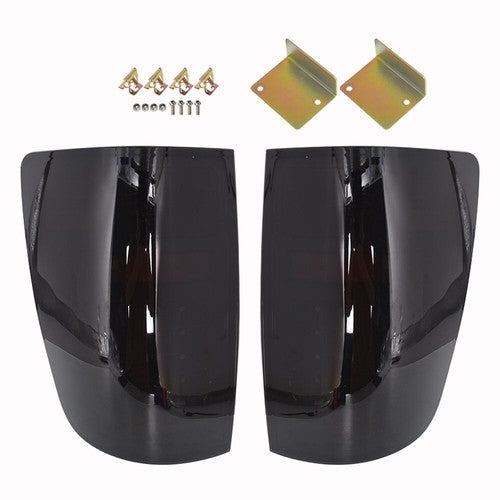Black Housing Smoked Lens Tail Lights Brake Lamps Fit For Dodge Ram 1500 09-18