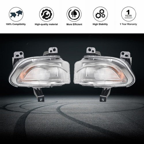 Front Left & Right Park Turn Signal Lamp Light Fit For 15-18 Jeep Renegade l4