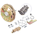 For Chevy Camaro 67-69 Brake Booster w/ Disc Drum Proportioning Valve Cylinder