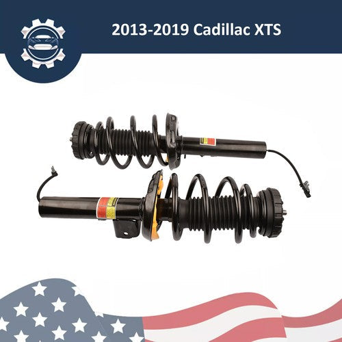 Pair Front Shock Absorber Assys 19300063 for 13-19 Cadillac XTS 3.6L w/ Electric