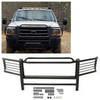 Steel Grille Grill Brush Headlight Guard for 99-07 Ford F250-F550 Super Duty