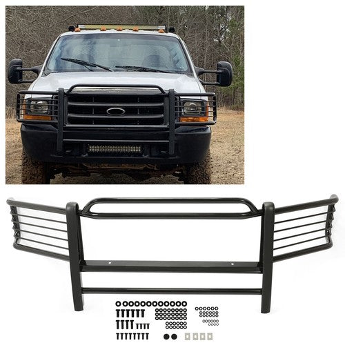Steel Grille Grill Brush Headlight Guard for 99-07 Ford F250-F550 Super Duty