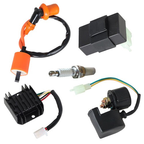 FOR 150cc 200cc 250cc ATV Racing Ignition Coil CDI Regulator Rectifier Relay