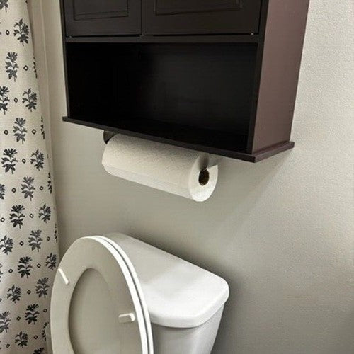 Paper Towel Holder Under Cabinet Wall Mount Roll Rack for Kitchen Bathroom