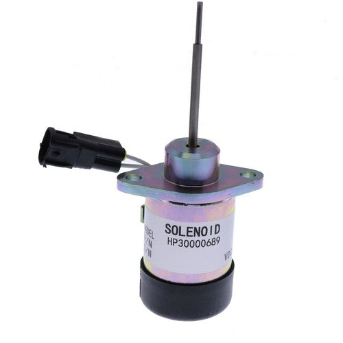 Shutdown Device Solenoid for Kubota 1G939-60010 Engine D1503 V2203 12 Volt