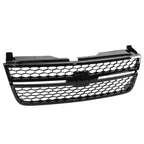 Front Grille Assembly Gloss Black for 2003-07 for Chevrolet Silverado 1500 2500