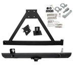 Rear Bumper With Tire Carrier D Ring For Jeep Wrangler YJ 87 96 TJ 97 06