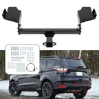 Class 3 Trailer Hitch Receiver Rear Bumper Towing 2 Inch for Ford Escape 2013-2019